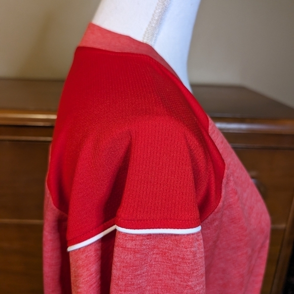 WISCONSIN BADGER Y2K Pullover 1/4 Zip Long Sleeve SHIRT VINTAGE Unisex SZ L - Picture 3 of 11